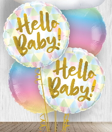 Ready Inflated Baby Shower Balloon Bouquets | Party Save Smile